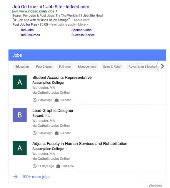 google offre emploi 1