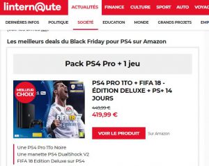 black friday linternaute