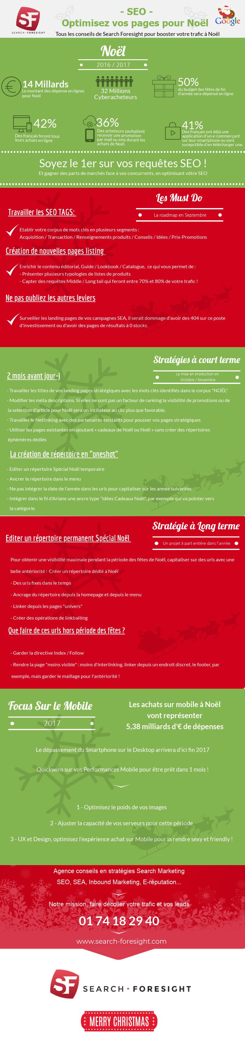 Infographie Noël Search Foresight