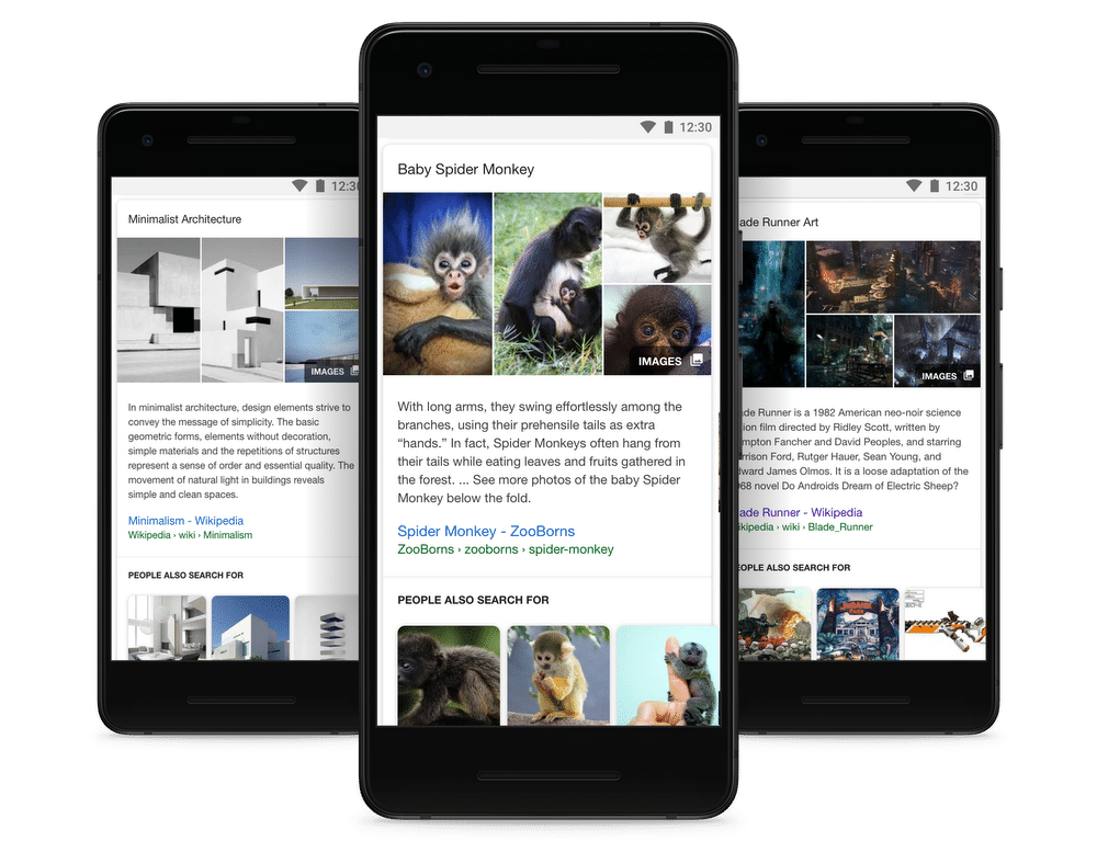 featured snippets de google nouveautés