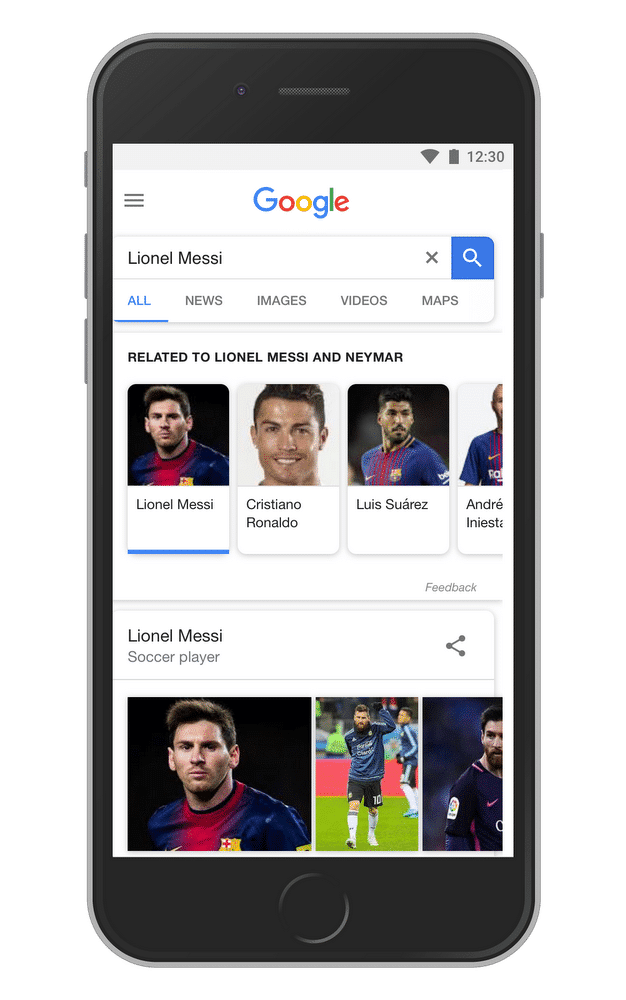 featured snippets google personnalités en relation