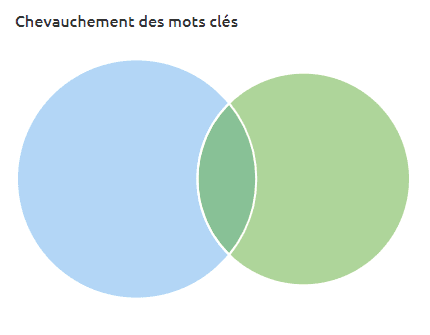 Fonctionnalité mots-clés partagés entre plusieurs domaines sur la plateforme SEO SEMrush