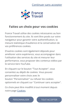 Cookies France Travail