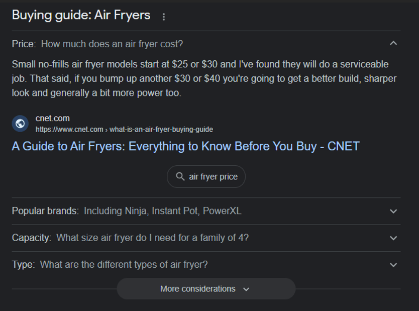 Guide achat airfyer
