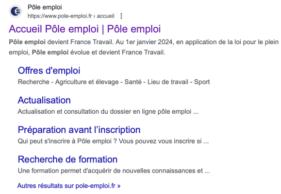 Meta Description France Travail