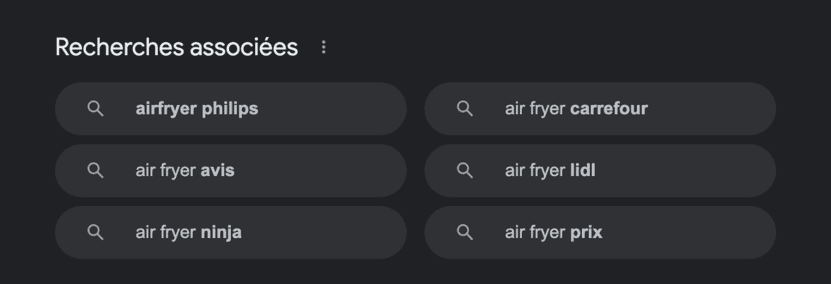 Recherches associées airfyer