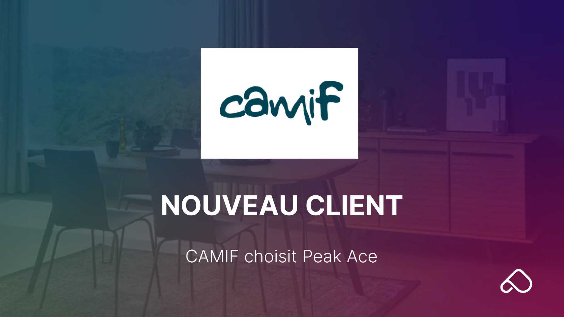 Nouveau souffle pour le référencement naturel (SEO) de Camif avec Peak Ace